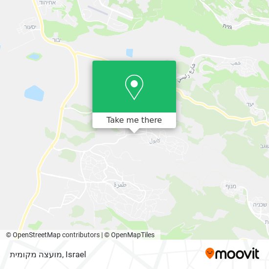 מועצה מקומית map