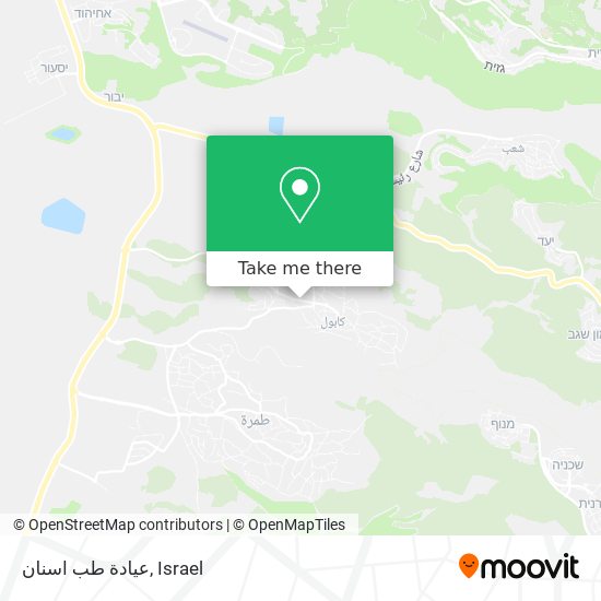 عيادة طب اسنان map