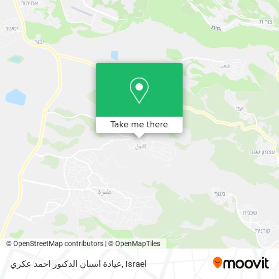 عيادة اسنان الدكتور احمد عكري map