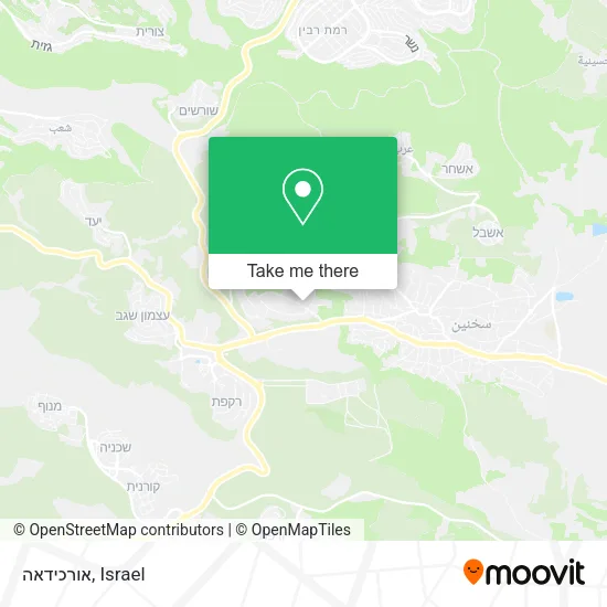 Карта אורכידאה