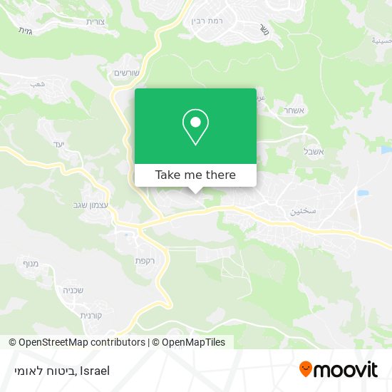 ביטוח לאומי map