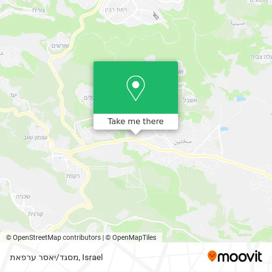 Карта מסגד/יאסר ערפאת