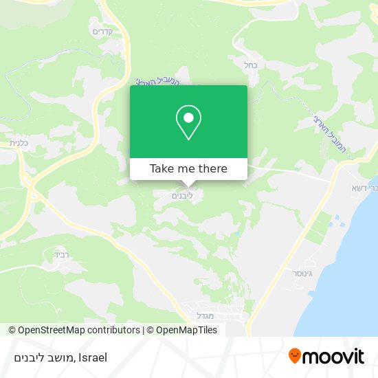 מושב ליבנים map