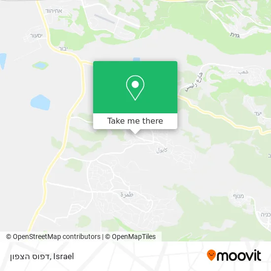 Карта דפוס הצפון