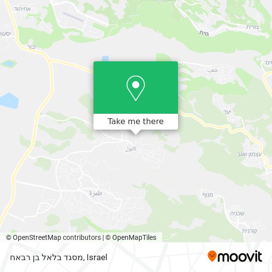 מסגד בלאל בן רבאח map