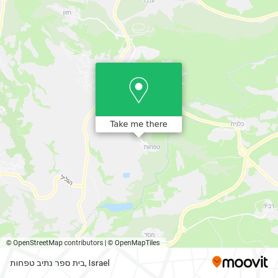 בית ספר נתיב טפחות map