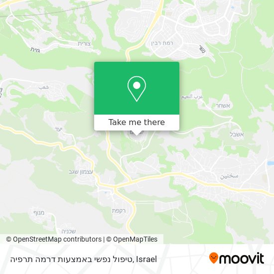 טיפול נפשי באמצעות דרמה תרפיה map