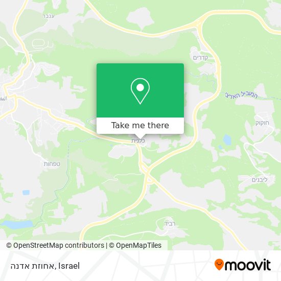 אחוזת אדנה map