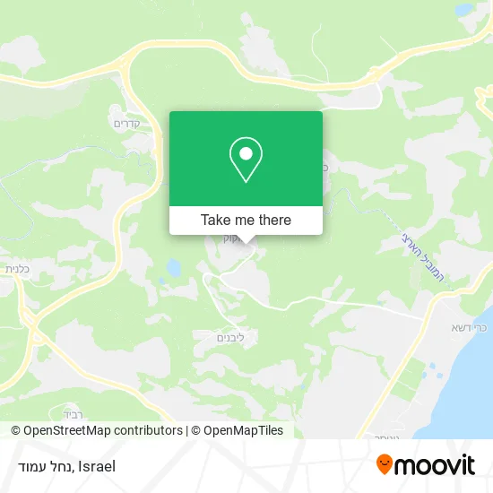 Карта נחל עמוד