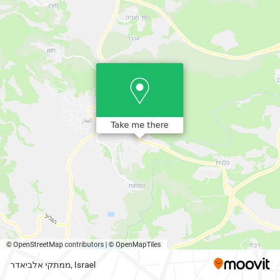 ממתקי אלביאדר map