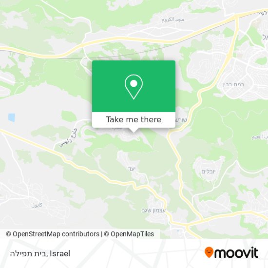 בית תפילה map