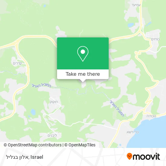 Карта אלון בגליל