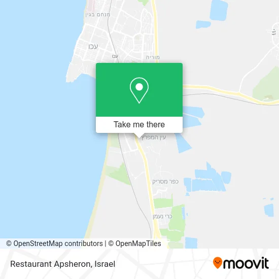 Карта Restaurant Apsheron