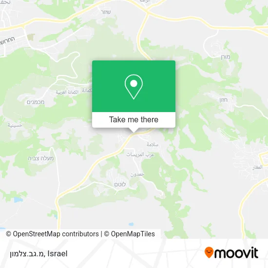 Карта מ.גב.צלמון