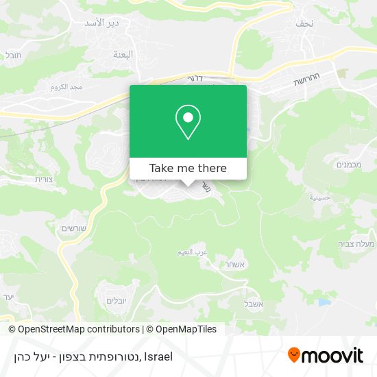 נטורופתית בצפון - יעל כהן map