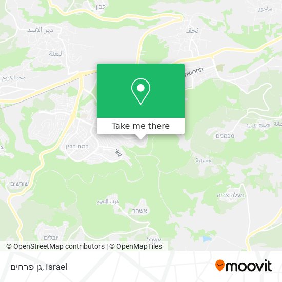 גן פרחים map