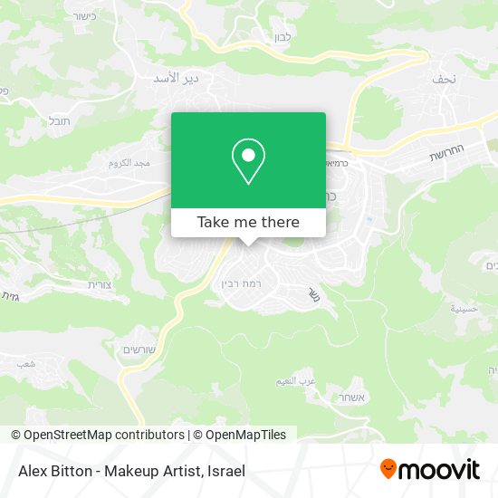 Alex Bitton - Makeup Artist map