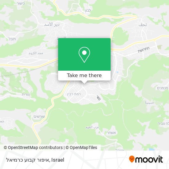 איפור קבוע כרמיאל map