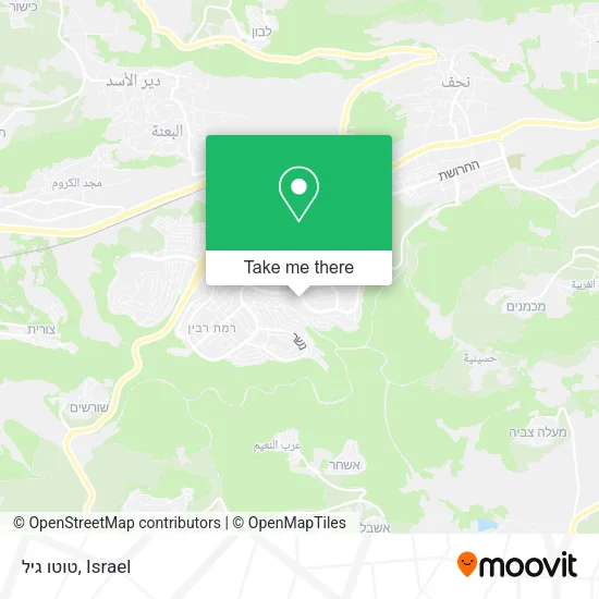 Карта טוטו גיל