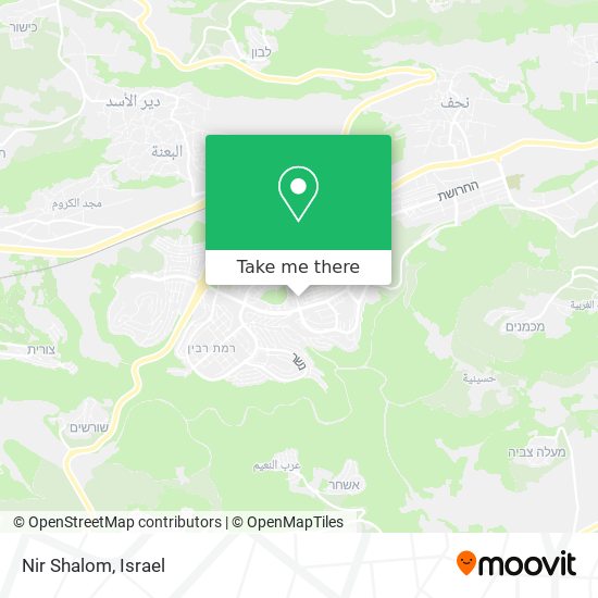 Nir Shalom map