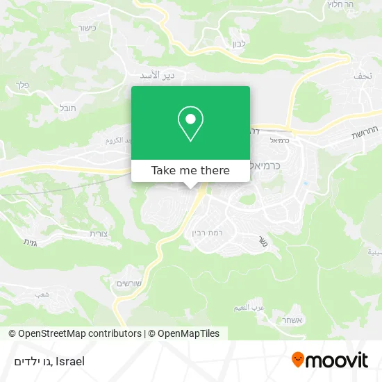 Карта גו ילדים