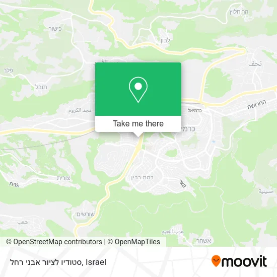 Карта סטודיו לציור אבני רחל