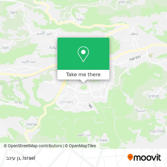 גן עינב map