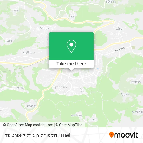 Карта דוקטור לורן גורליק-אורטופד