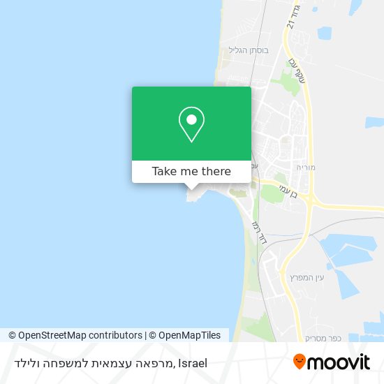 מרפאה עצמאית למשפחה ולילד map