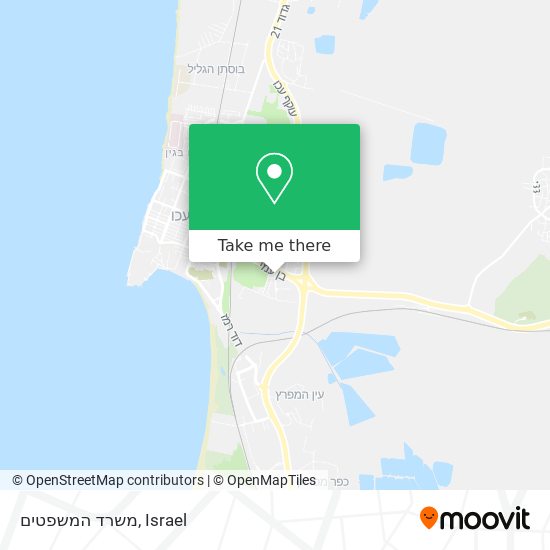 משרד המשפטים map