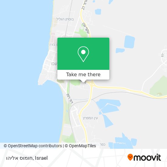 חומוס אליהו map