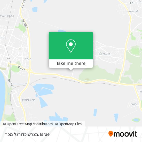 מגרש כדורגל מכר map