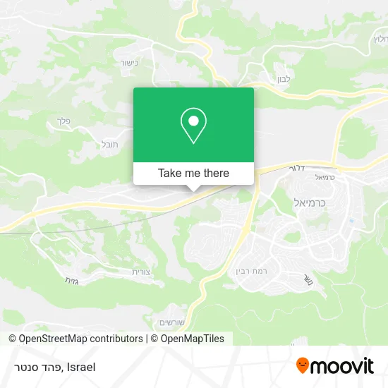 Карта פהד סנטר