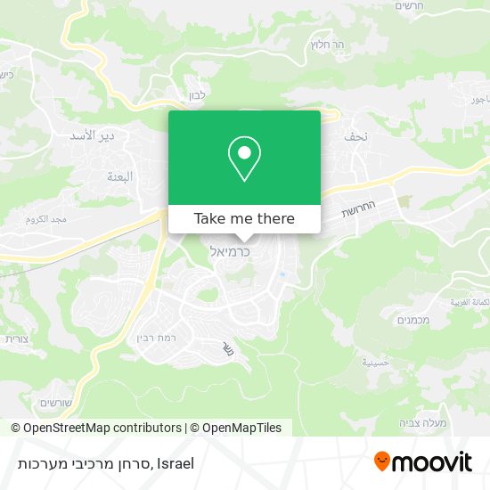 סרחן מרכיבי מערכות map