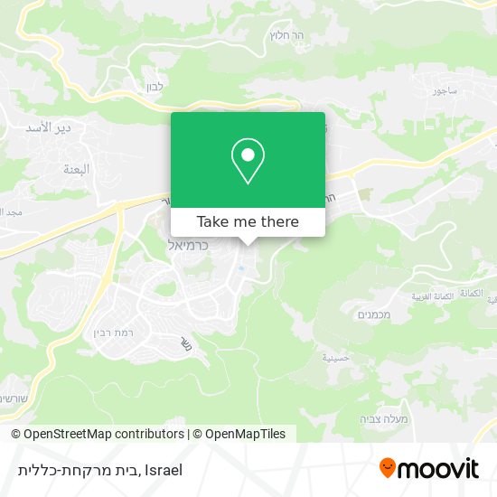 בית מרקחת-כללית map