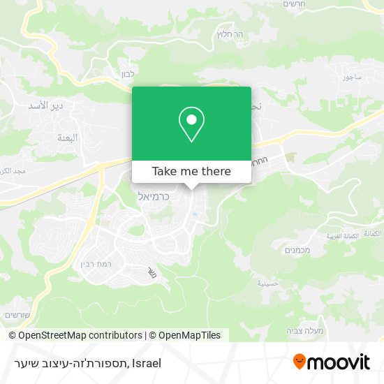 תספורת'זה-עיצוב שיער map