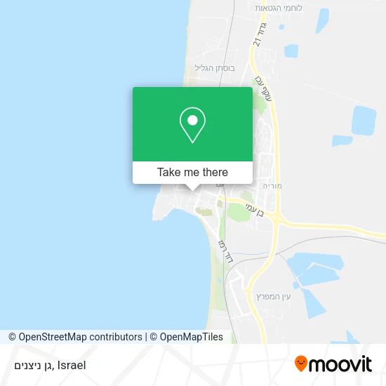 Карта גן ניצנים