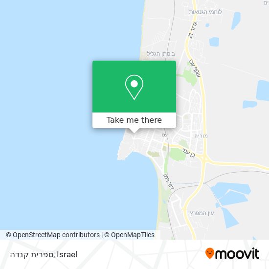 ספרית קנדה map