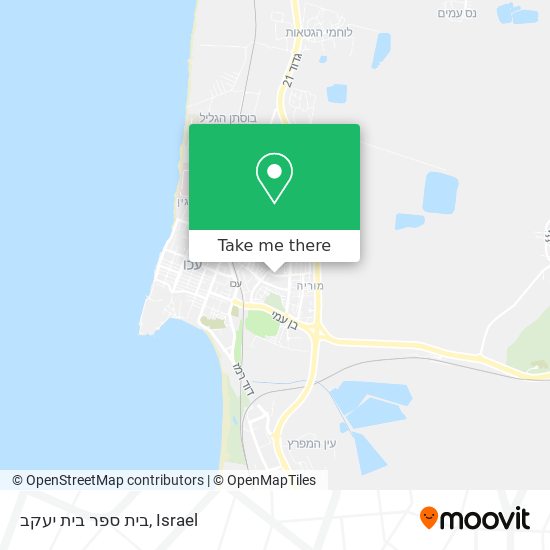 בית ספר בית יעקב map