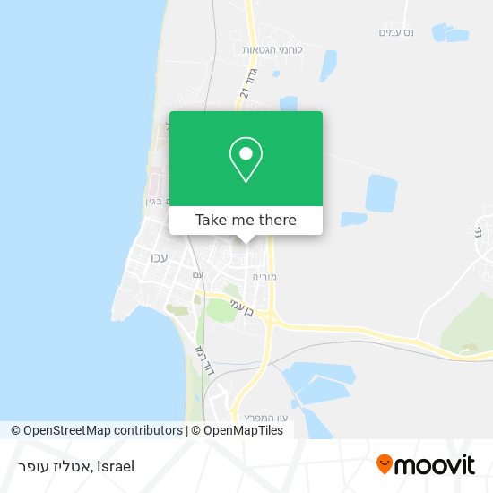 אטליז עופר map