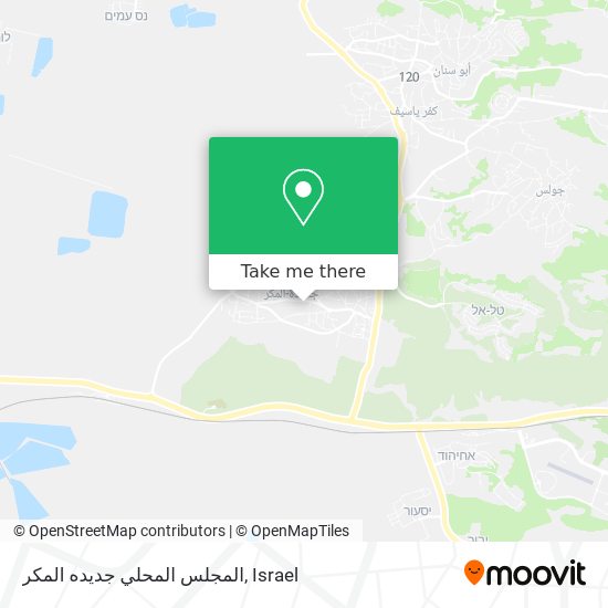 المجلس المحلي جديده المكر map