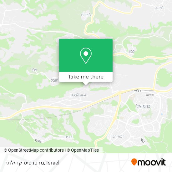 מרכז פיס קהילתי map