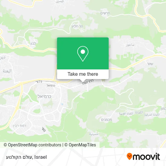 Карта עולם הקולנוע