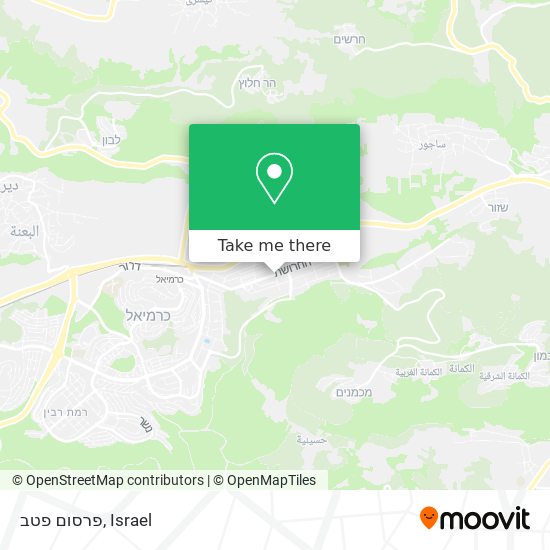 פרסום פטב map