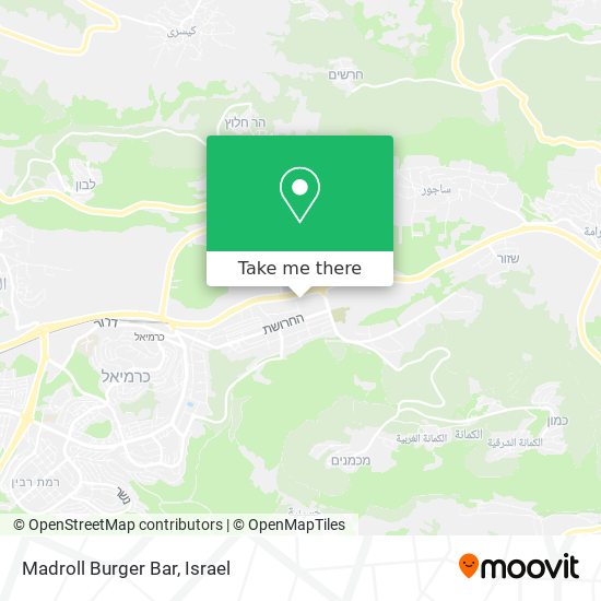 Madroll Burger Bar map