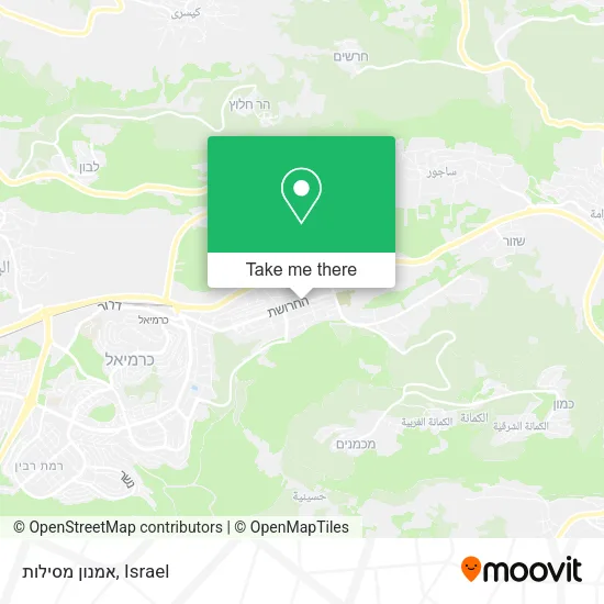 Карта אמנון מסילות