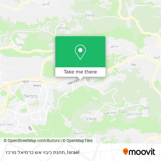 תחנת כיבוי אש כרמיאל מרכז map