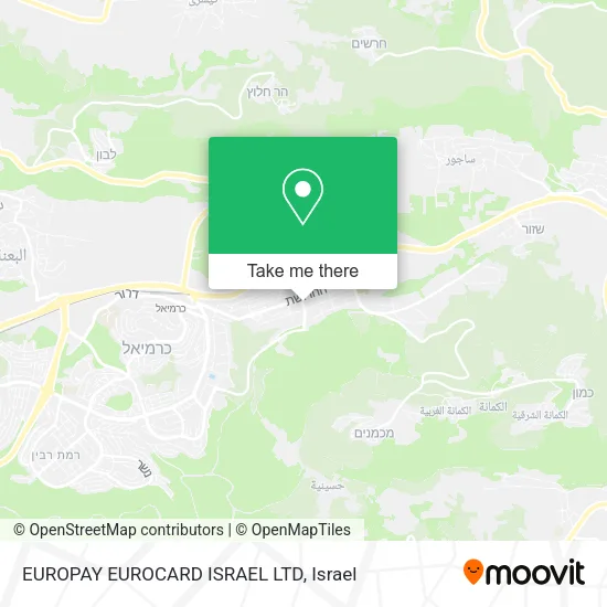 Карта EUROPAY EUROCARD ISRAEL LTD