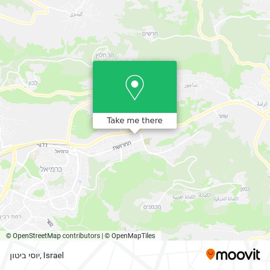 יוסי ביטון map