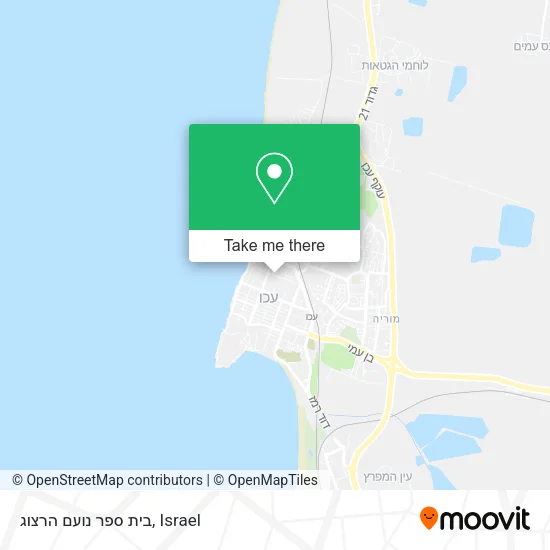 Карта בית ספר נועם הרצוג